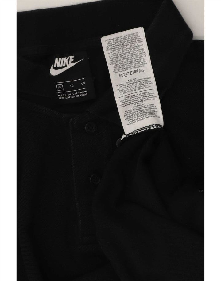 Polo Nike da uomo XL in cotone nero