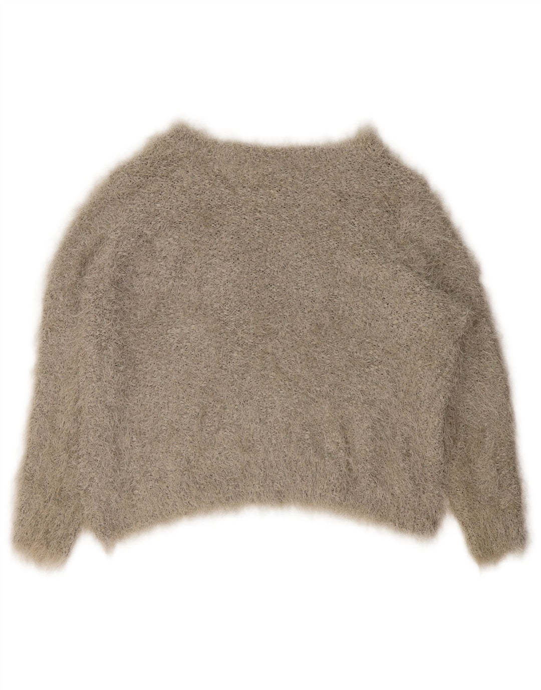 Maglione maglione con scollo a barca da donna Marks & Spencer UK 16 grande poliestere grigio