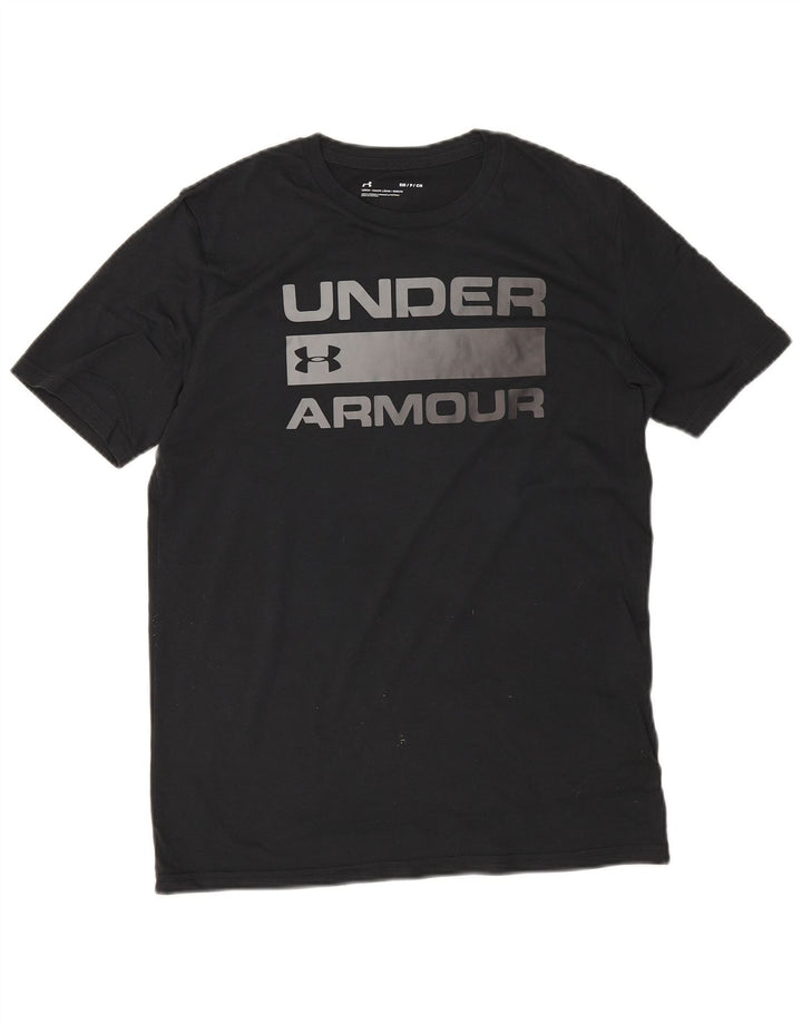 Maglietta grafica da uomo Under Armour Top Small in cotone nero