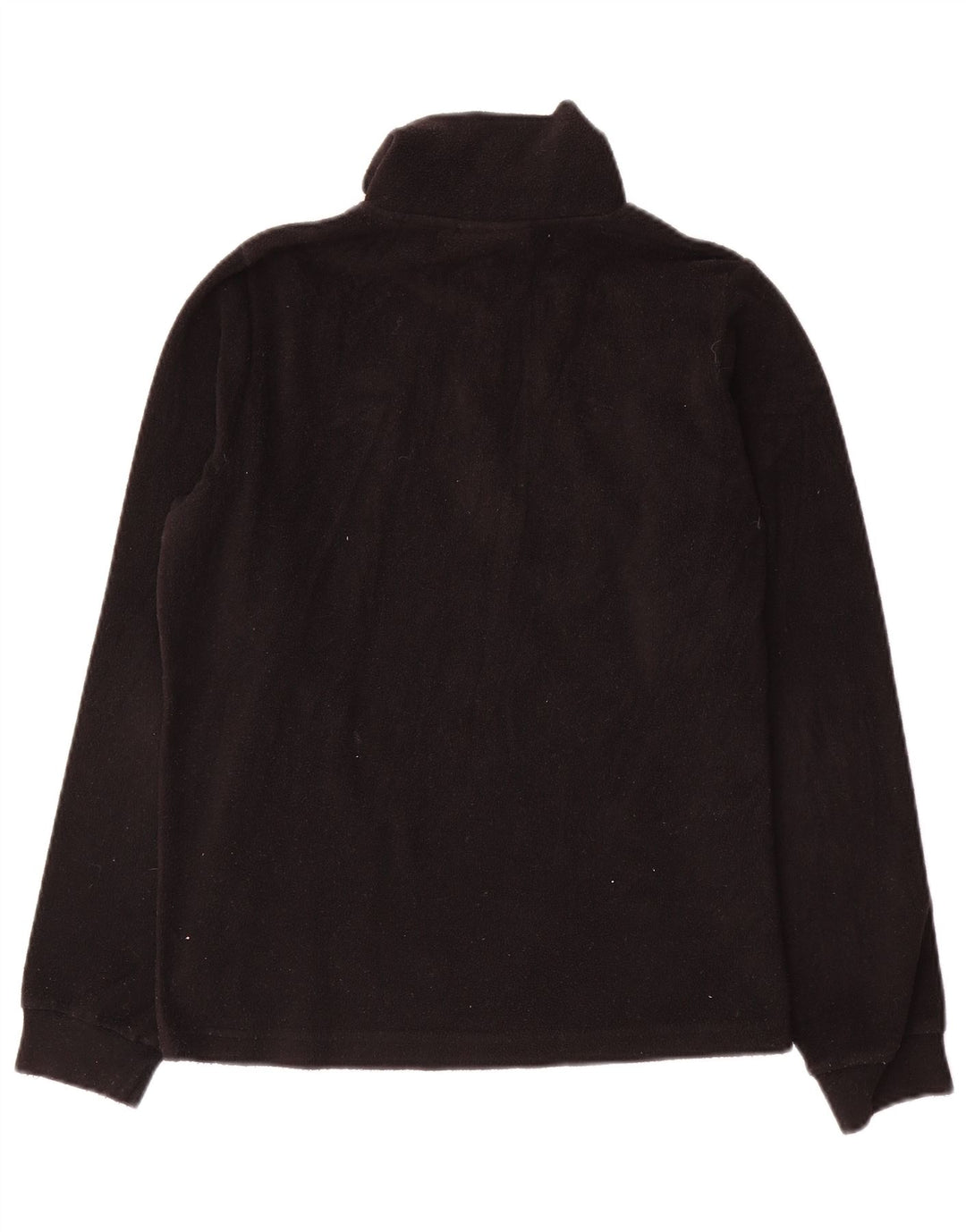 Maglione in pile da uomo Lotto con zip e collo piccolo nero