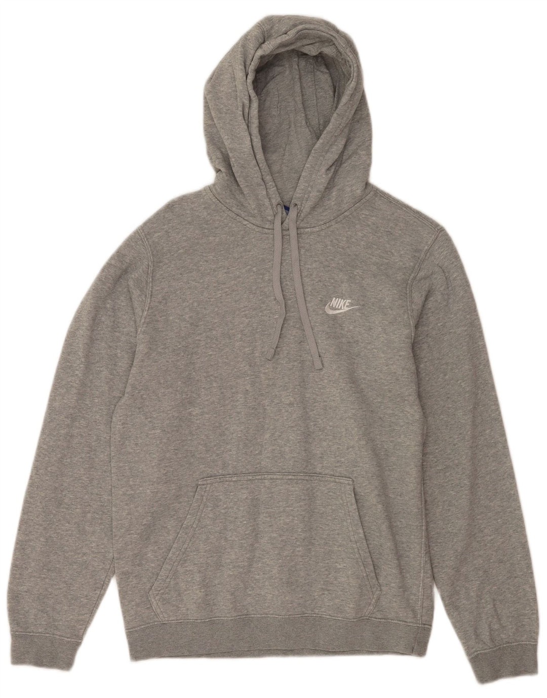Maglione con cappuccio da uomo NIKE piccolo in cotone chiazzato grigio
