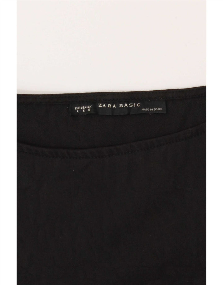 Abito a bolle da donna Zara UK 16 grande nero