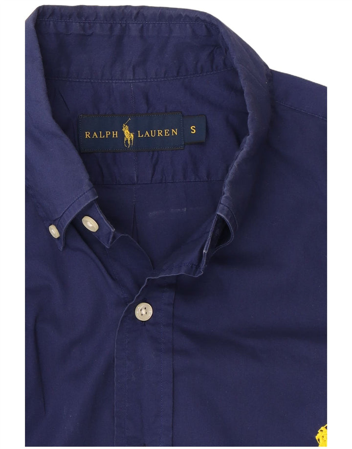 Camicia da uomo Ralph Lauren piccola blu navy