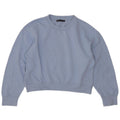 Felpa corta oversize da donna Zara UK 10 piccola blu