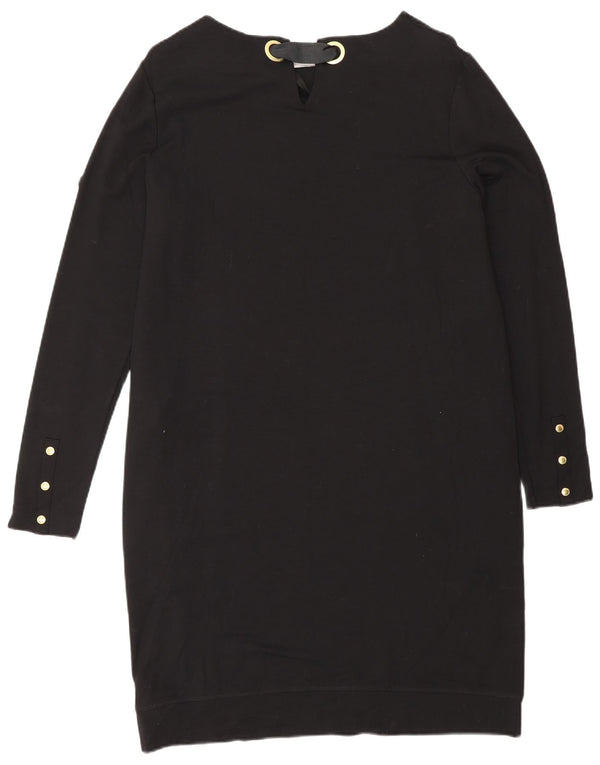 Abito maglione felpa a maniche lunghe da donna Barbour UK 12 medio nero