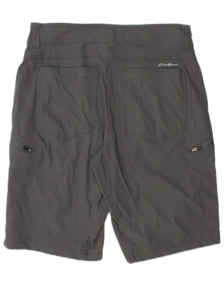 Pantaloncini cargo da uomo EDDIE BAUER W32 Nylon grigio medio