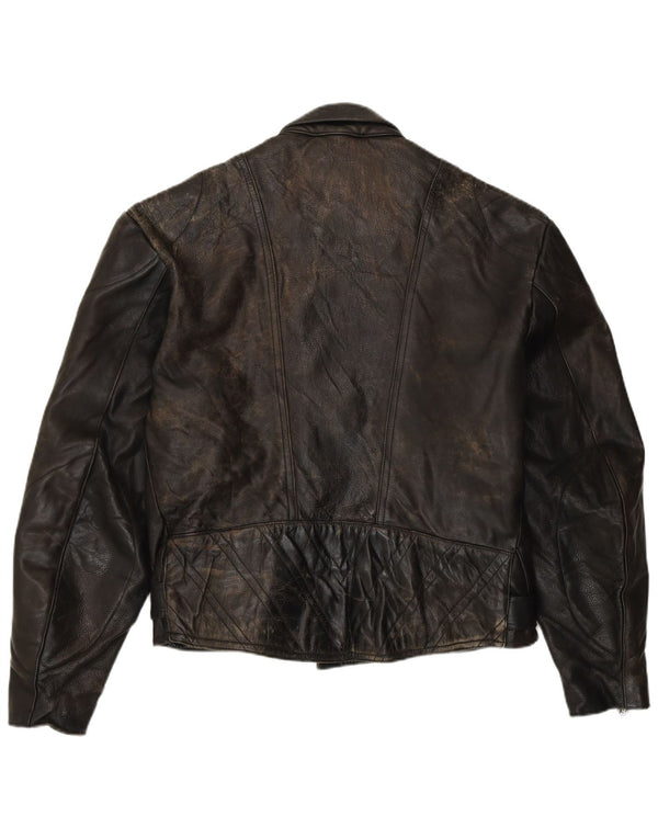 Giacca da pilota in pelle da uomo Harro IT 52 XL in pelle nera