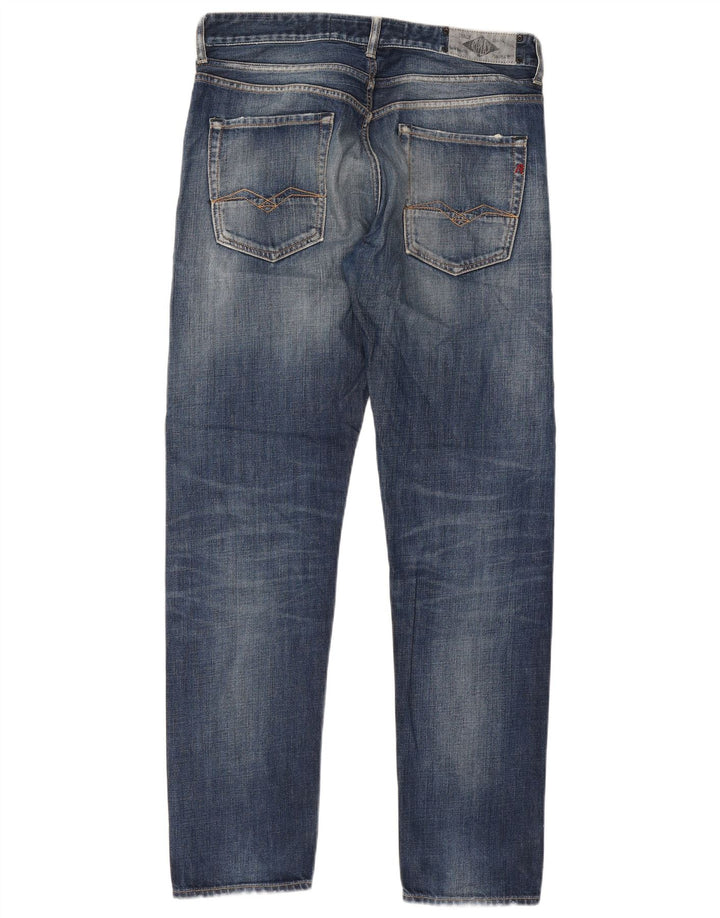Jeans dritti da uomo Replay W32 L31 Blu