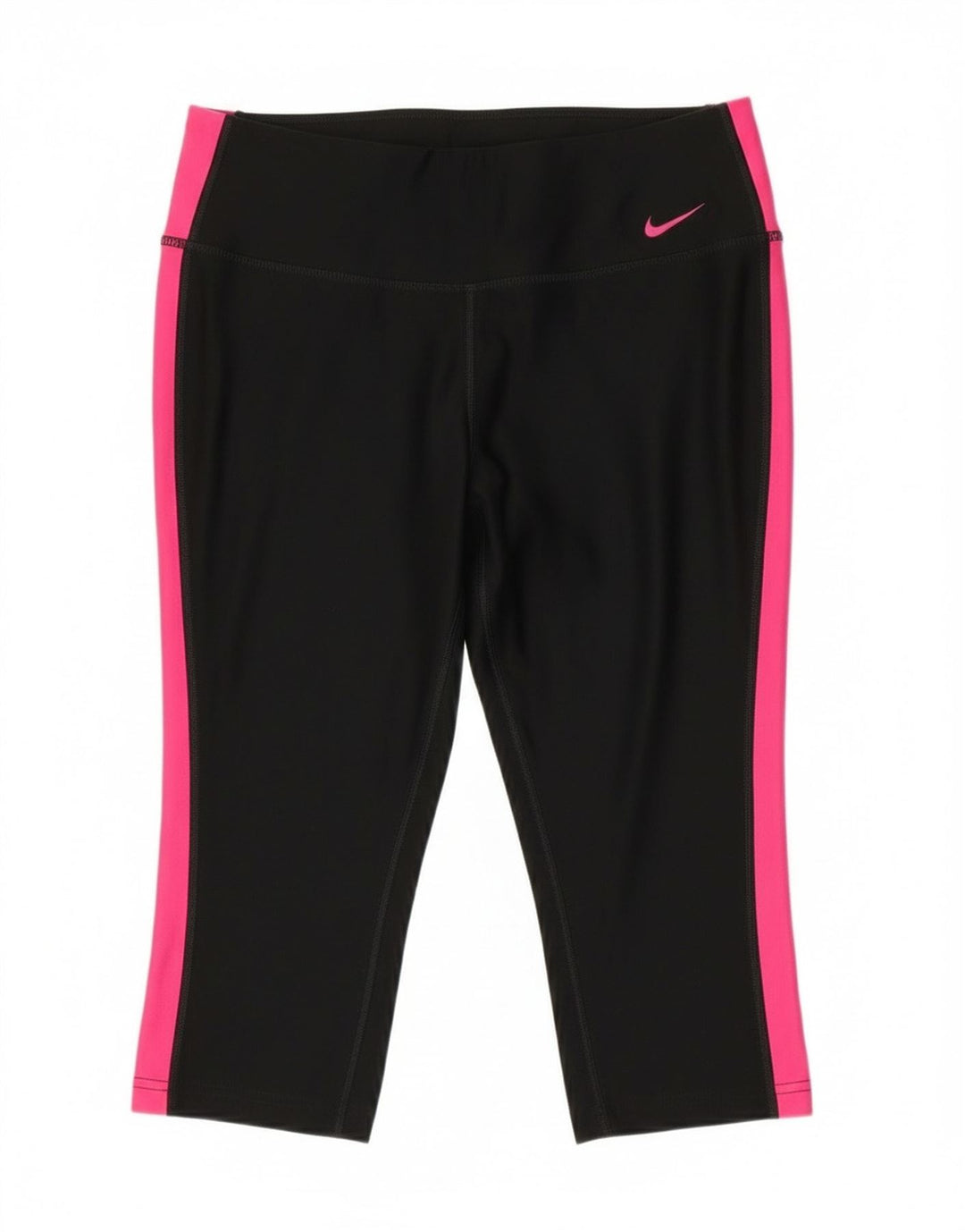 Leggings Nike Dri Fit Capri da donna UK 12 Medium Black Colourblock