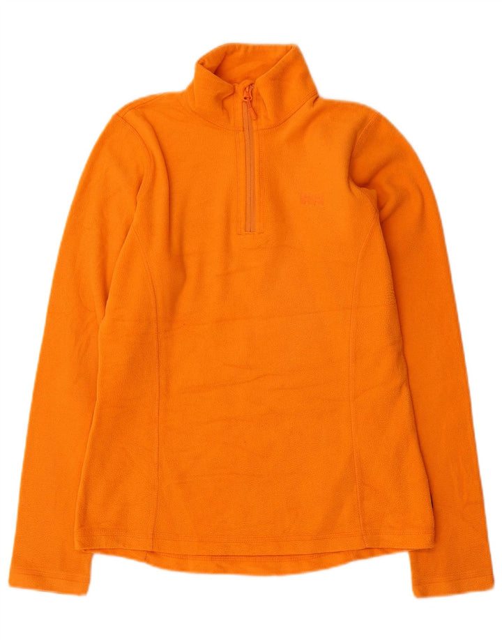 Maglione in pile da uomo con collo con zip Helly Hansen piccolo poliestere arancione