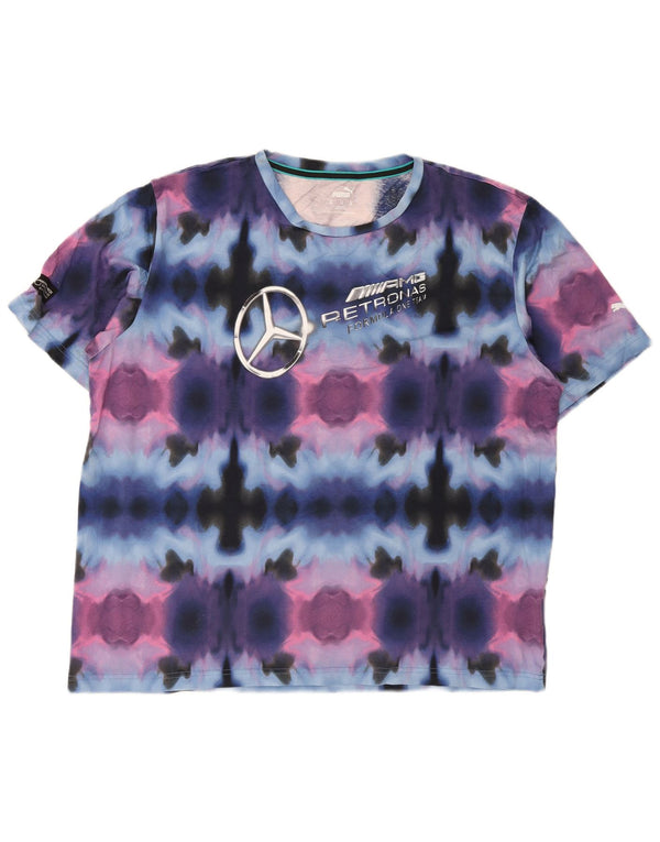 Puma da uomo Mercedes AMG Petronas Graphic T-shirt Top XL multicolore