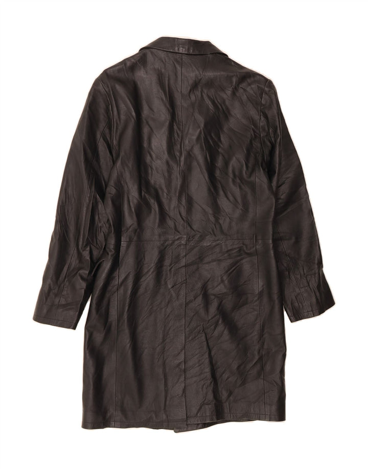 MARTIN'S Mens Leather Coat IT 46 Small Black Leather Vintage Martin's and Second-Hand Martin's from Messina Hembry 