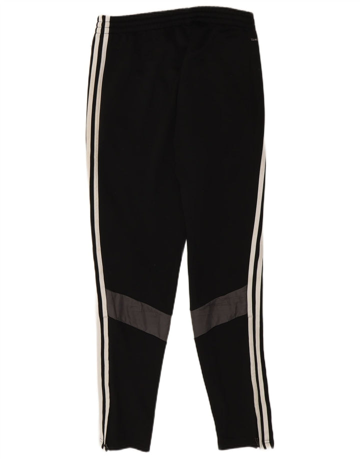 Pantaloni da tuta Adidas Climalite da uomo piccoli in poliestere nero