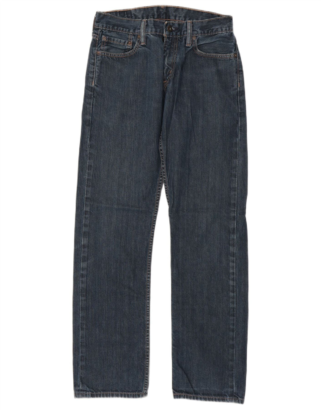 Jeans Levi's Uomo 514 Straight Slim W29 L32 Cotone Blu
