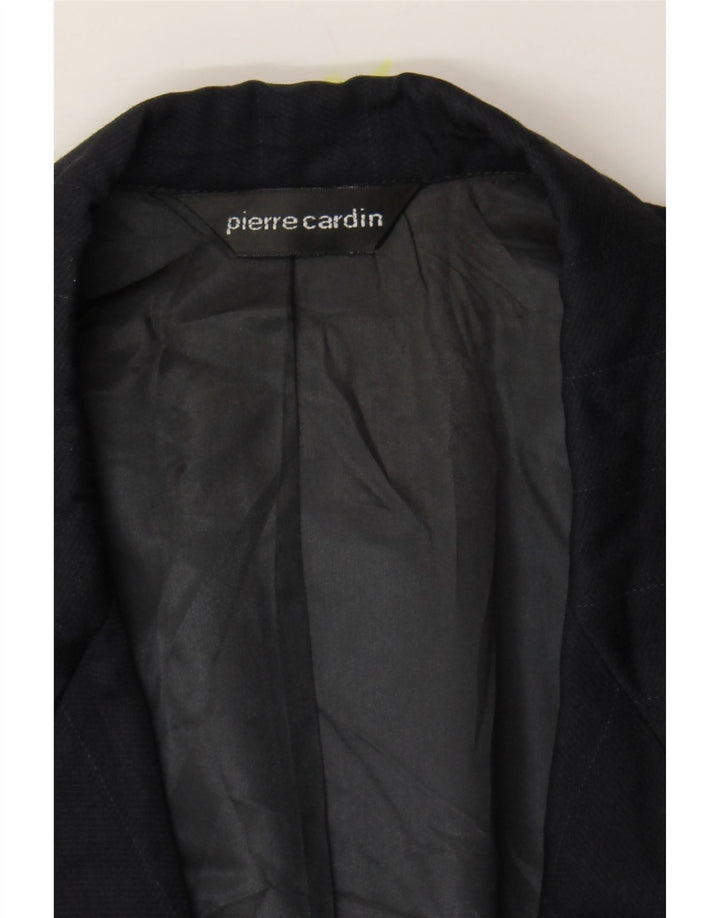 PIERRE CARDIN Mens 2 Button Blazer Jacket UK 38 Medium Navy Blue Wool Vintage Pierre Cardin and Second-Hand Pierre Cardin from Messina Hembry 
