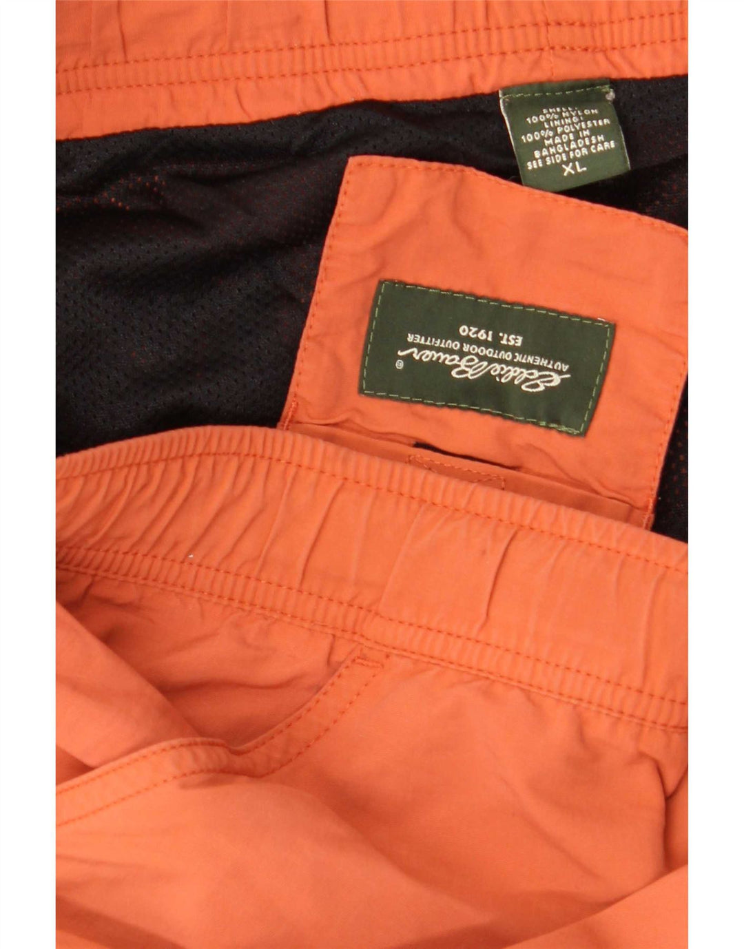 Pantaloncini sportivi da uomo Eddie Bauer XL in nylon arancione