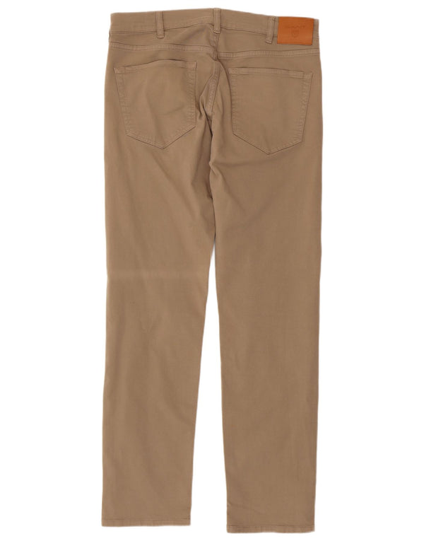 Pantaloni casual dritti da uomo Gant W32 L32 Beige