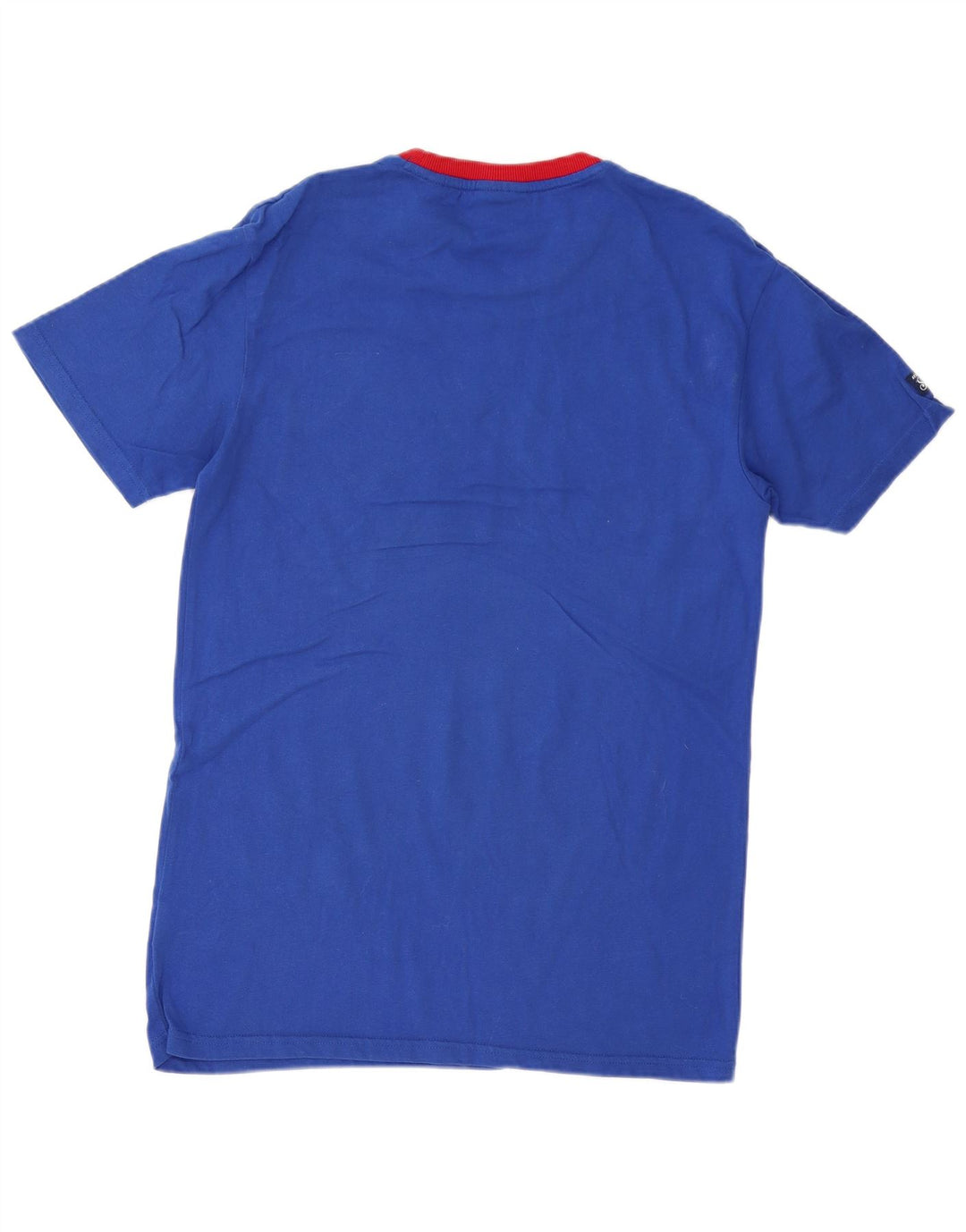 T-shirt grafica da uomo Superdry Top Small in cotone blu