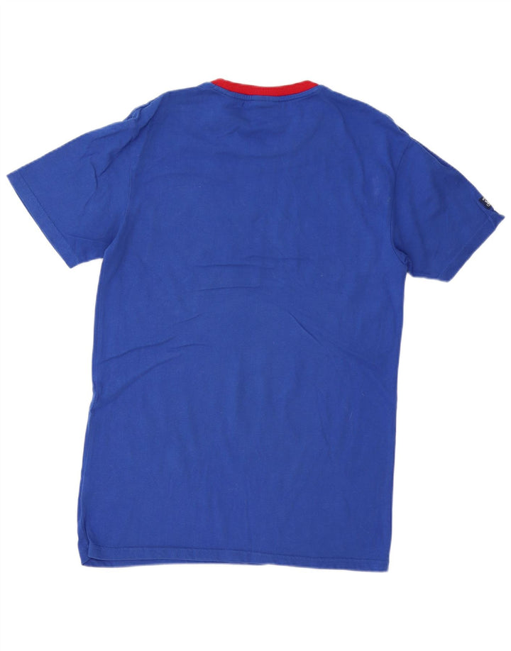 T-shirt grafica da uomo Superdry Top Small in cotone blu