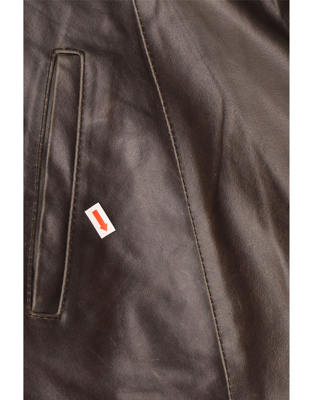 Giacca in pelle da uomo SORBINO UK 42 XL Grigio