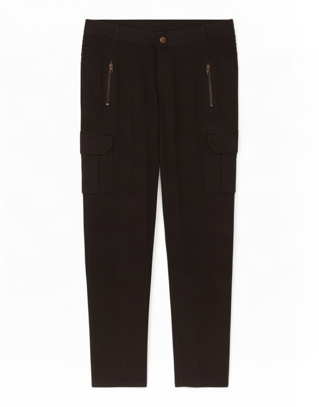 Pantaloni cargo slim da donna Zara EU 40 medi W30 L30 cotone nero