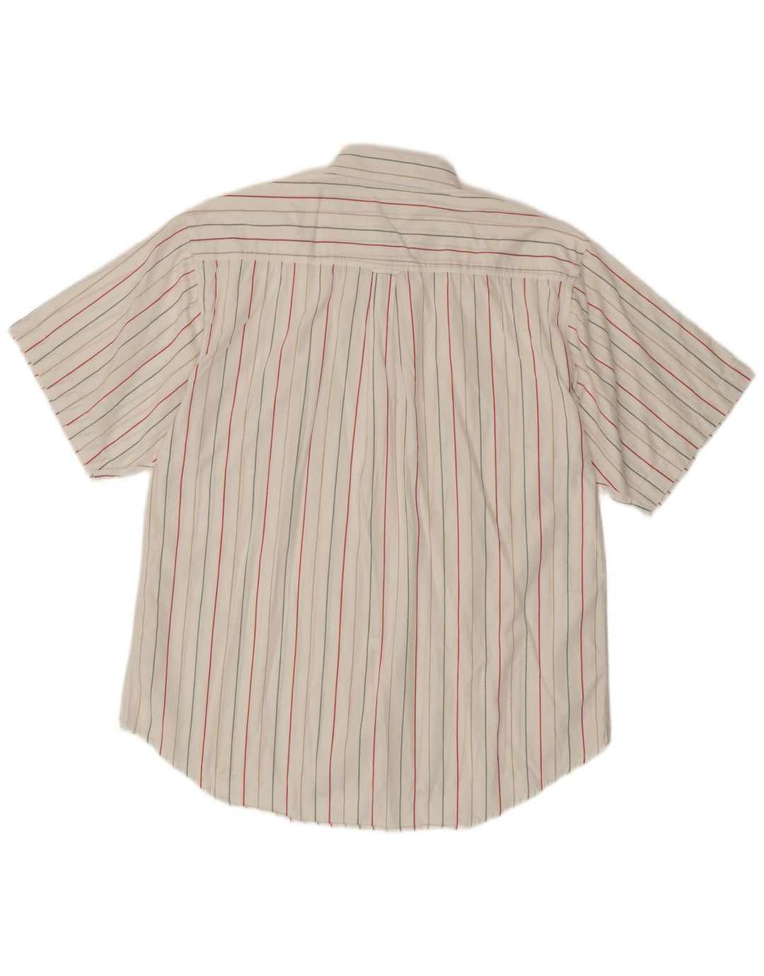 Camicia Fila da uomo a maniche corte a righe bianche medie