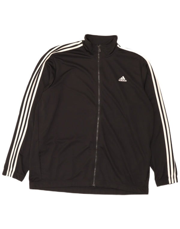 Giacca da allenamento Adidas Regular Fit da uomo 2XL nera sportiva