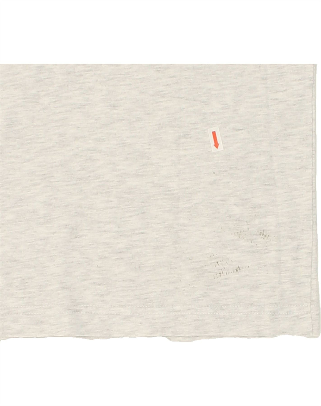JULES Womens Graphic T-Shirt Top UK 12 Medium Grey Flecked Cotton Vintage Jules and Second-Hand Jules from Messina Hembry 