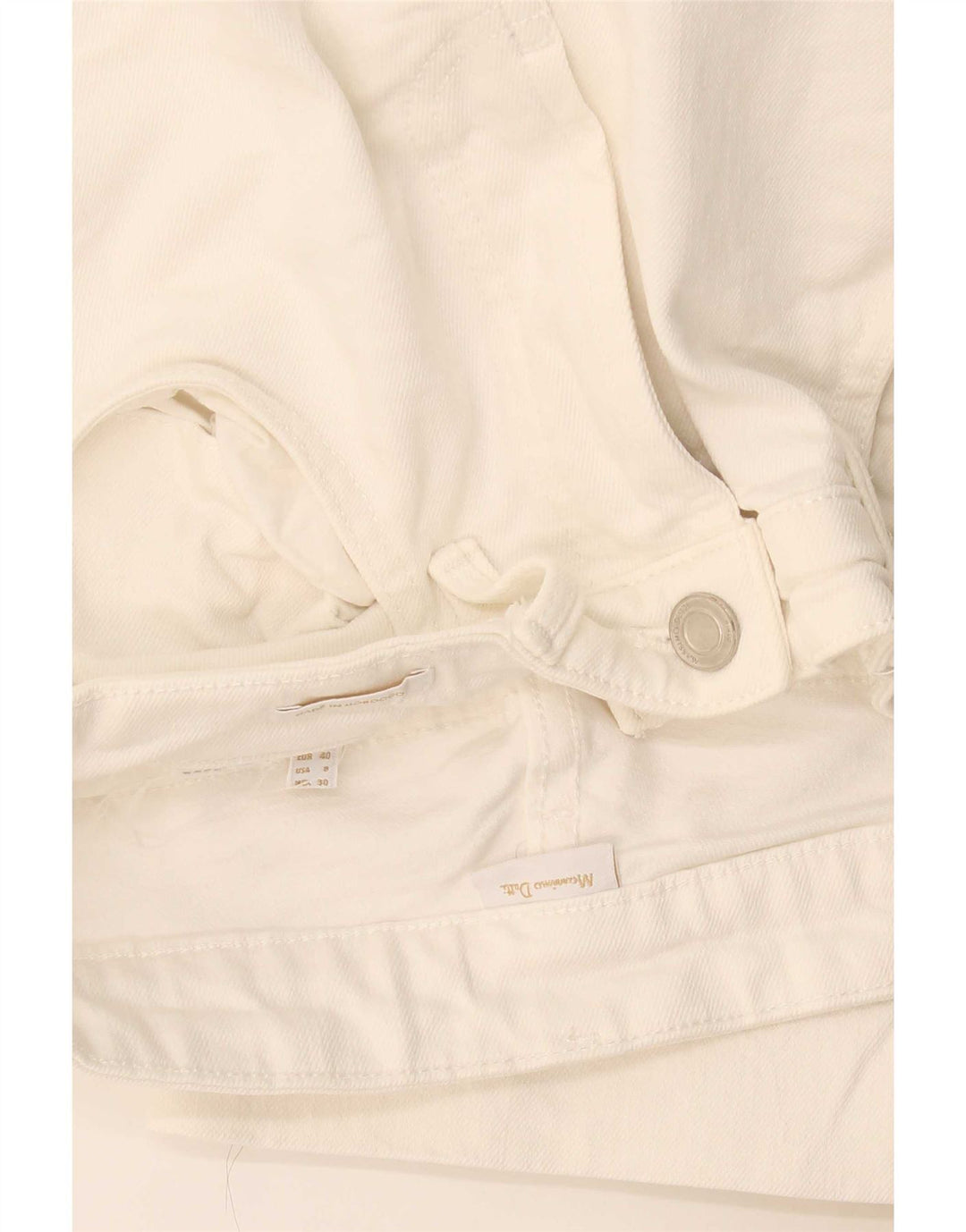 Jeans corti da donna Massimo Dutti EU 40 medio W30 L24 bianco