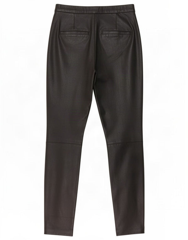 Pantaloni skinny da donna in ecopelle Hugo Boss UK 6 XS W24 L27 Neri