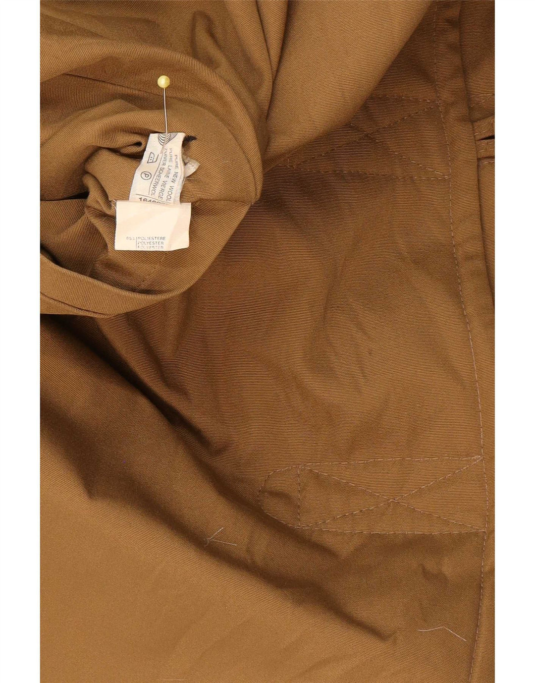 Soprabito reversibile da donna vintage IT 42 in cotone beige medio