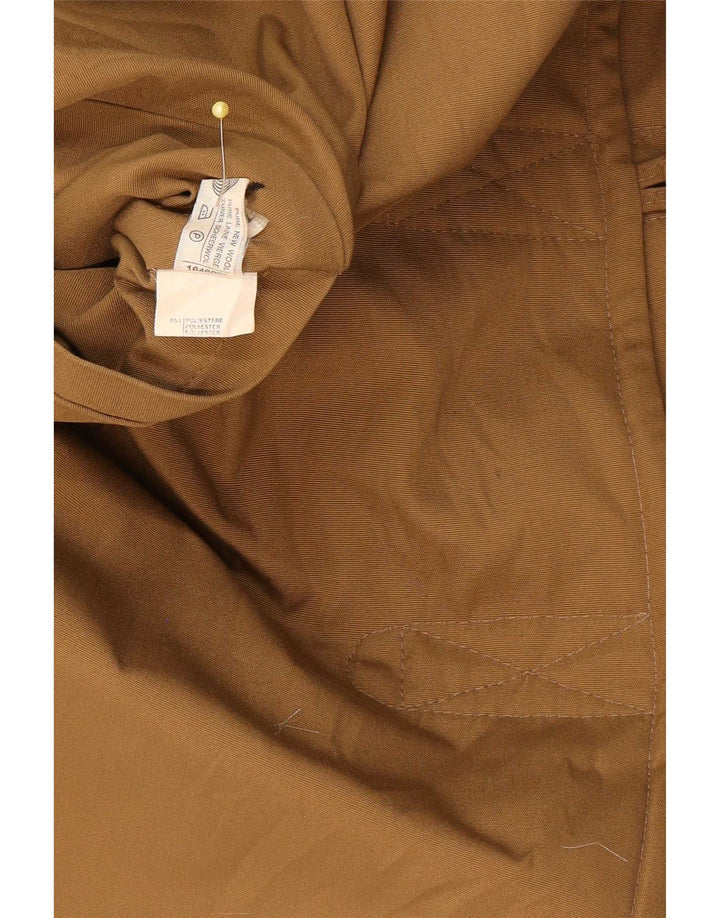 Soprabito reversibile da donna vintage IT 42 in cotone beige medio