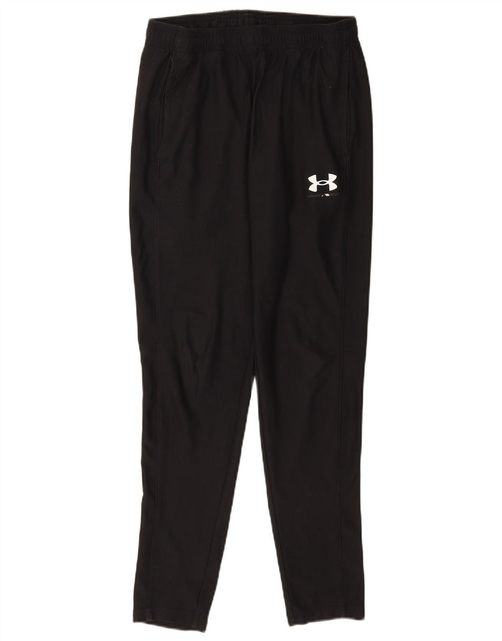 Pantaloni da tuta da uomo Under Armour poliestere nero medio