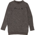 Abito in maglione grafico da donna Zara UK 14 Grigio medio chiazzato