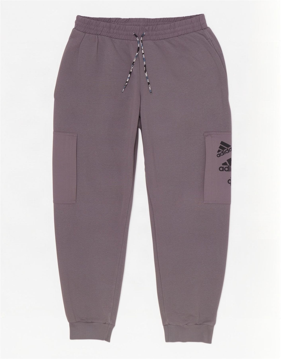 Pantaloni da jogging Adidas Graphic Cargo da uomo in cotone grigio medio