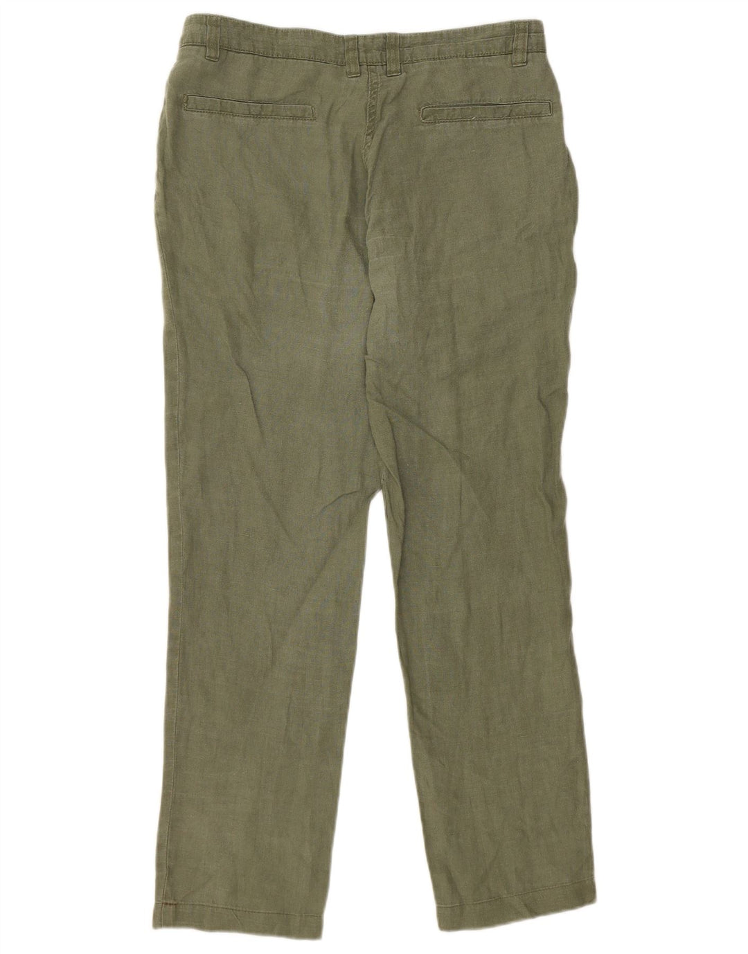 Pantaloni chino dritti da donna di Dack IT 42 medio W30 L27 verde