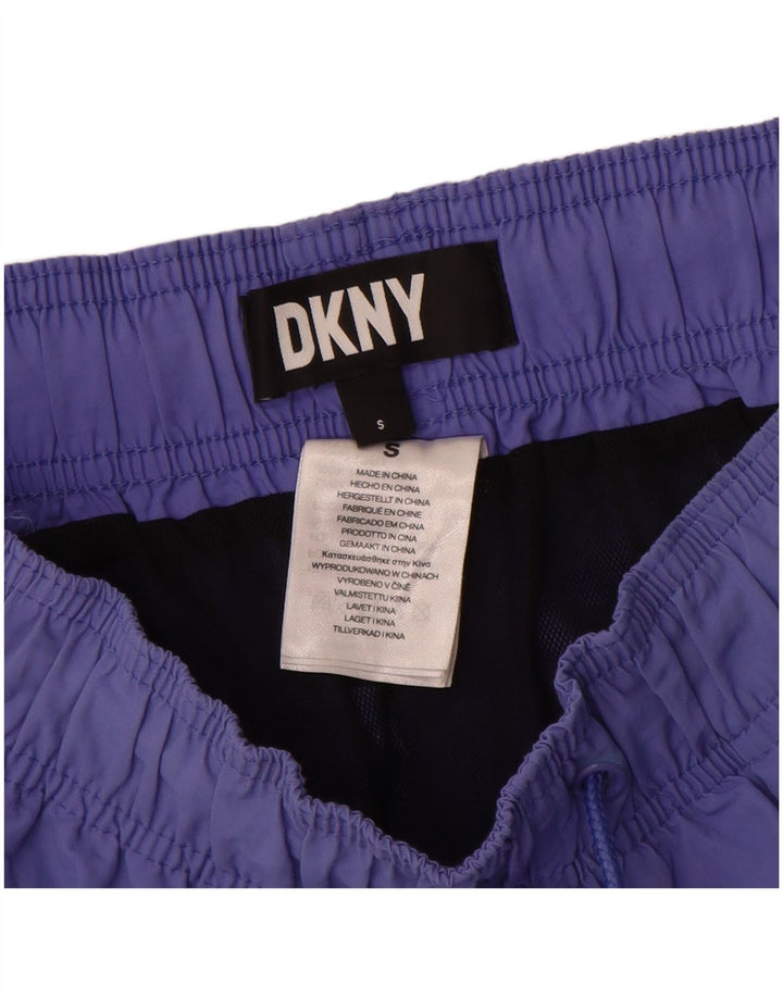Pantaloncini da bagno Dkny per ragazzi 11-12 anni piccoli viola in poliammide