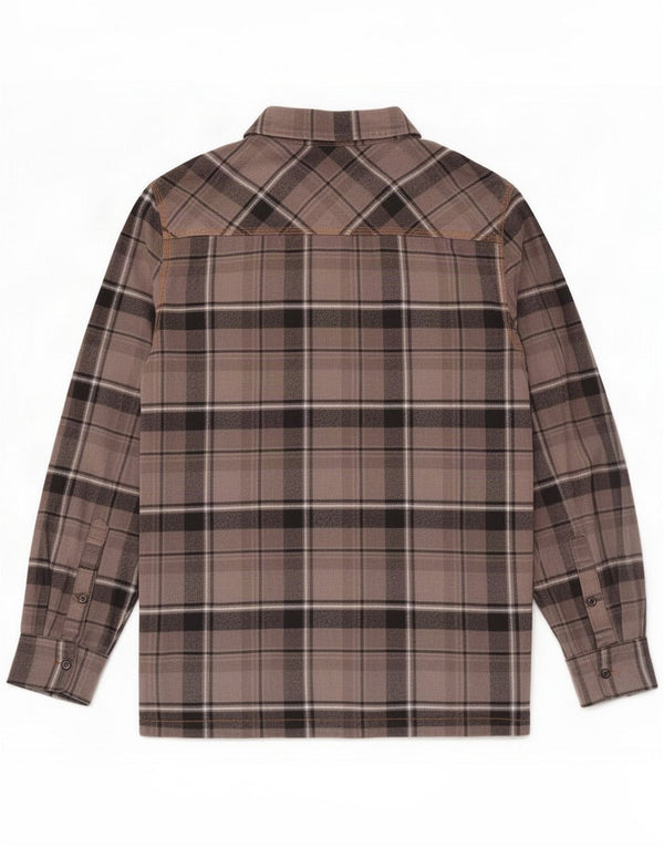 Scorpion Bay Camicia in flanella da uomo XL Cotone scozzese grigio