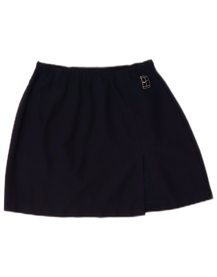 Gonna da tennis da donna NIKE US 4/6 piccola in poliestere blu navy