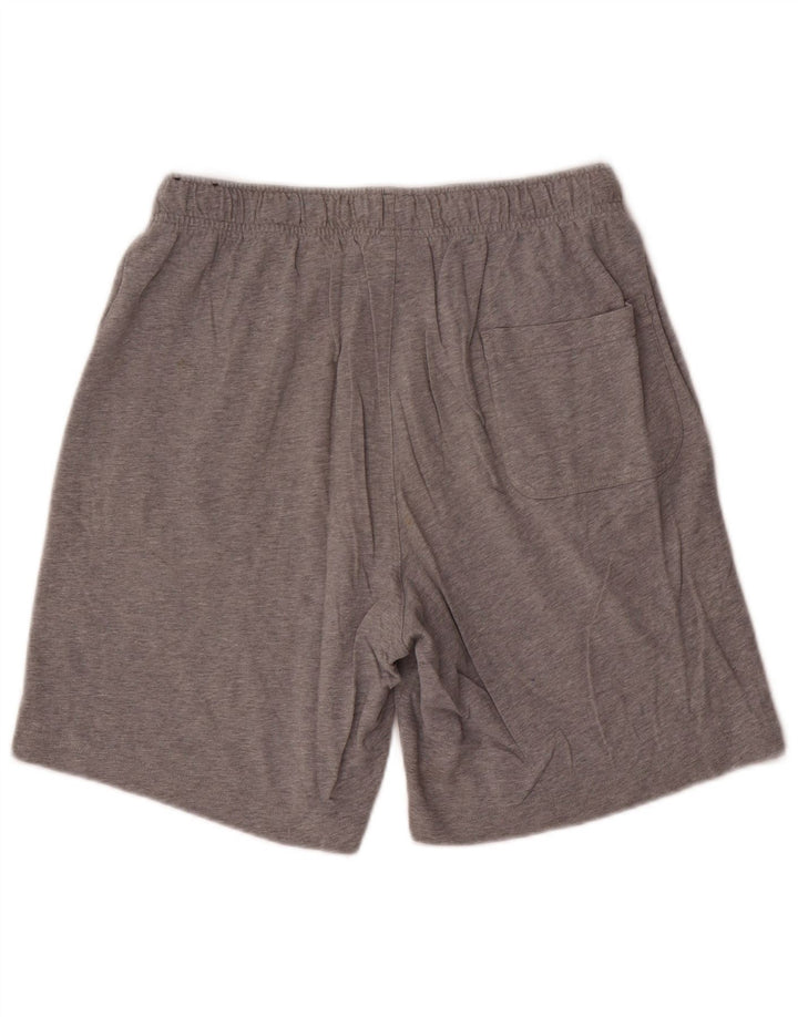 Pantaloncini sportivi Nike da uomo in cotone grigio medio