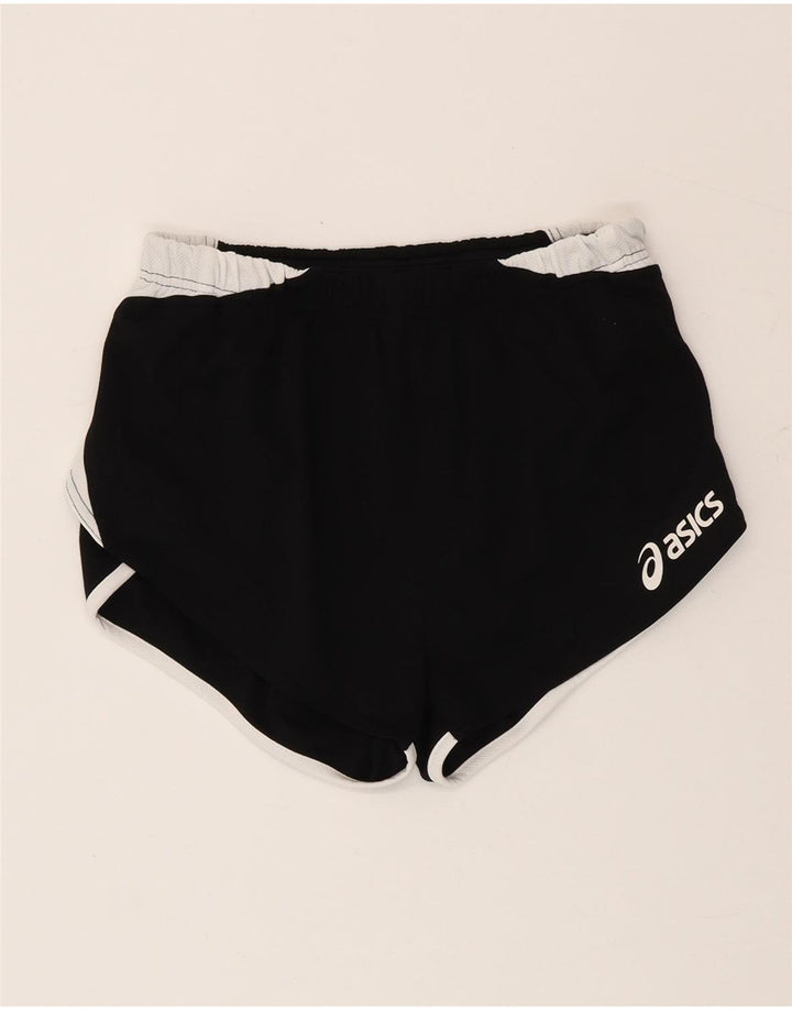 Pantaloncini sportivi da donna Asics UK 12 Medium Nero Colourblock Poliestere