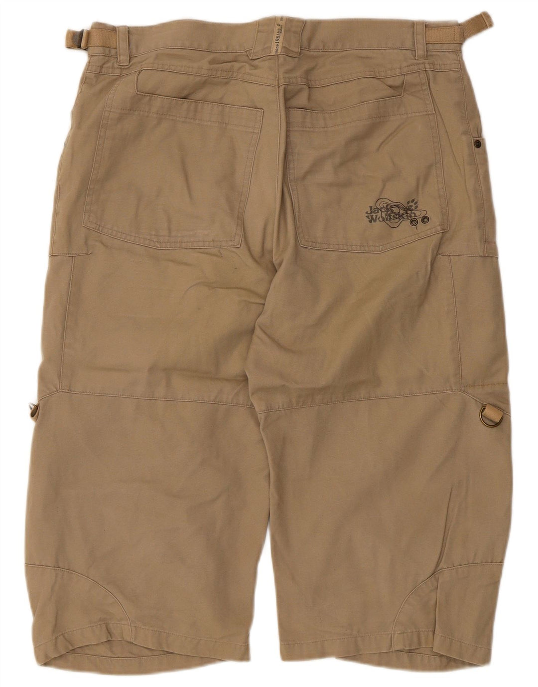 Pantaloncini bermuda cargo da uomo Jack Wolfskin W33 grande cotone beige