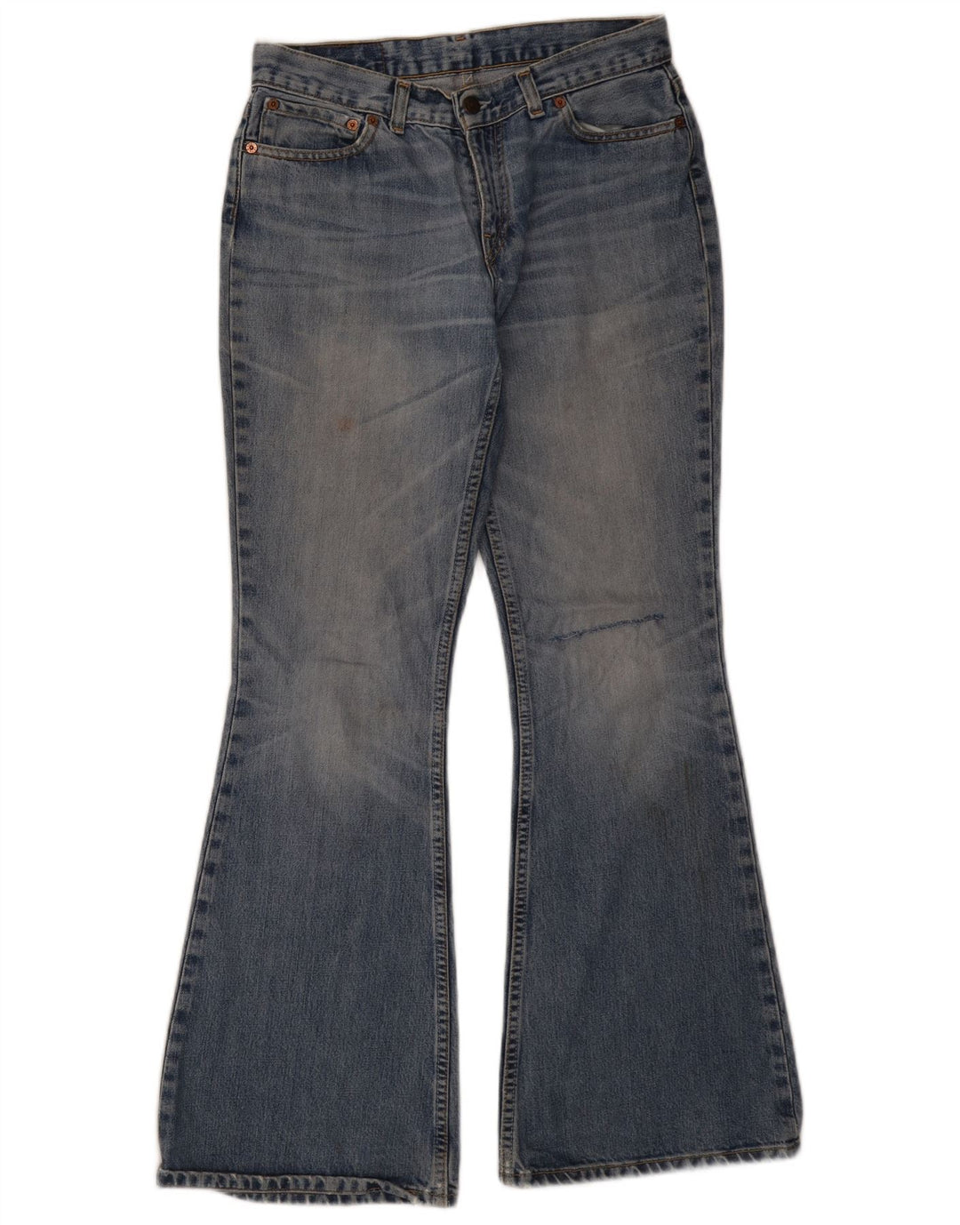 Levi's Uomo 544 Jeans Bootcut W30 L34 Cotone Blu