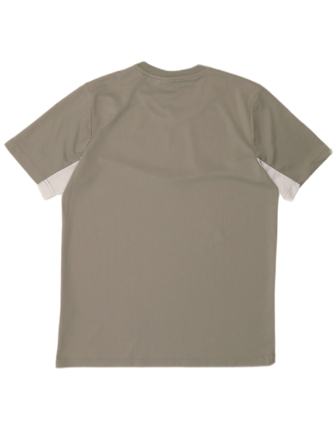 T-shirt Nike Dri Fit da uomo, top in poliestere color block grigio medio