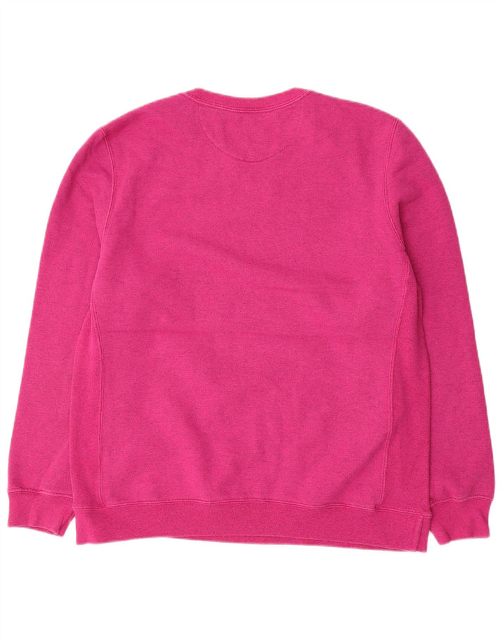 Felpa da donna CHAMPION Maglione UK 18 XL Cotone rosa