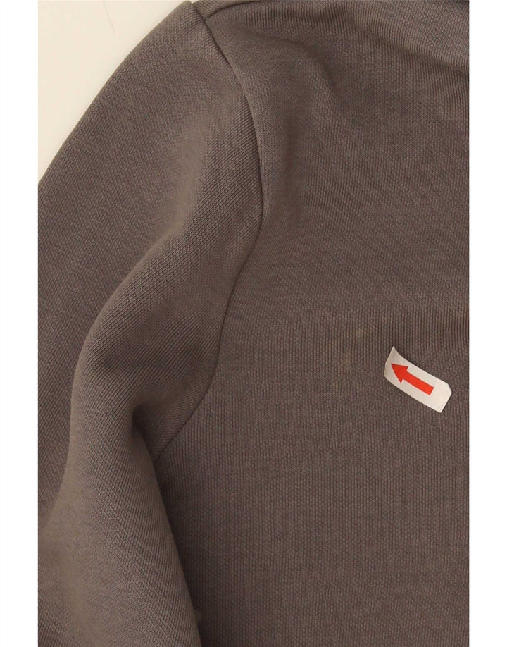 Felpa con cappuccio grafica da uomo Puma in cotone grigio medio