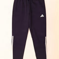 Pantaloni da tuta Adidas Aeroready da uomo grandi in poliestere blu navy