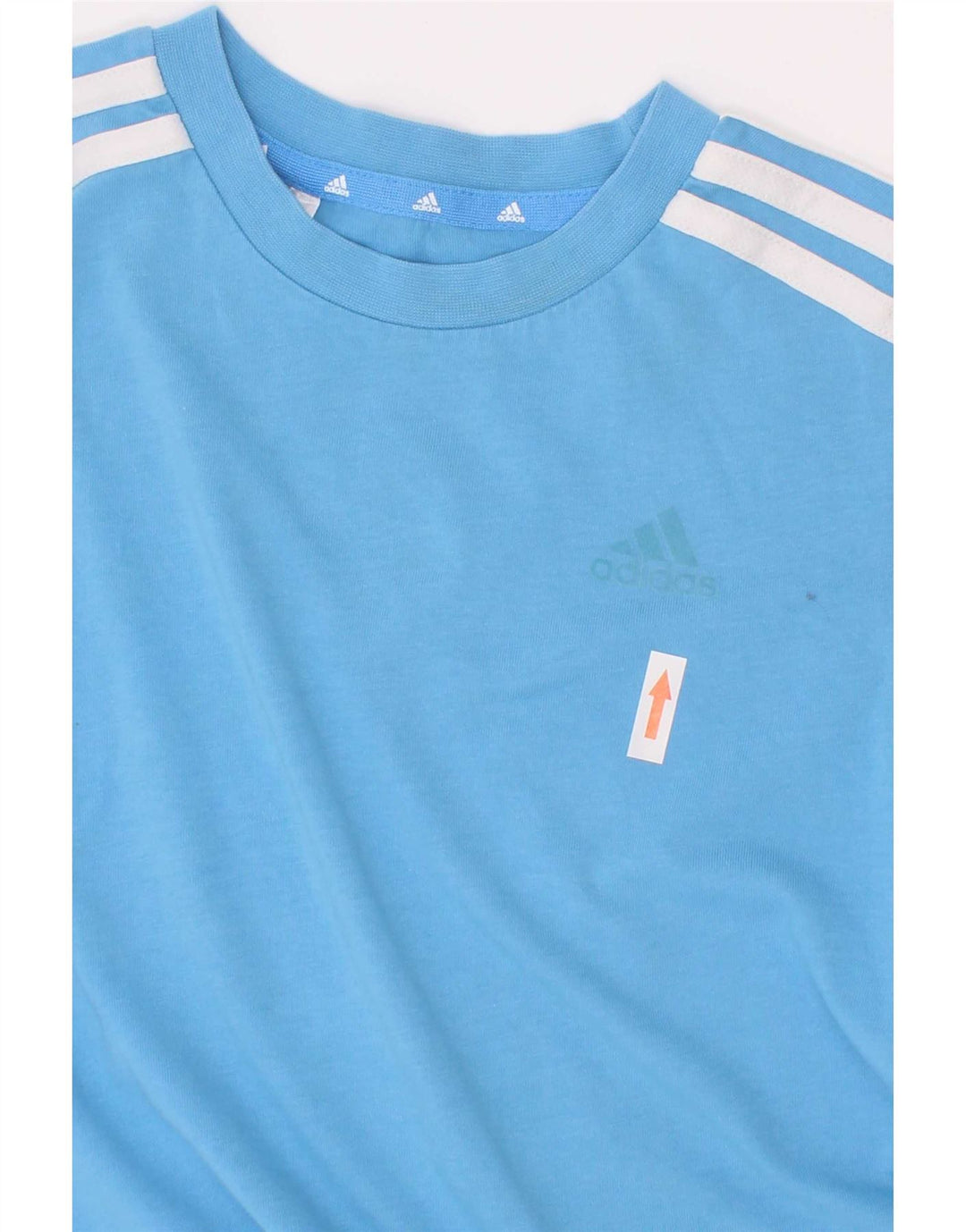 T-shirt Adidas da ragazzo Top 7-8 anni in cotone blu