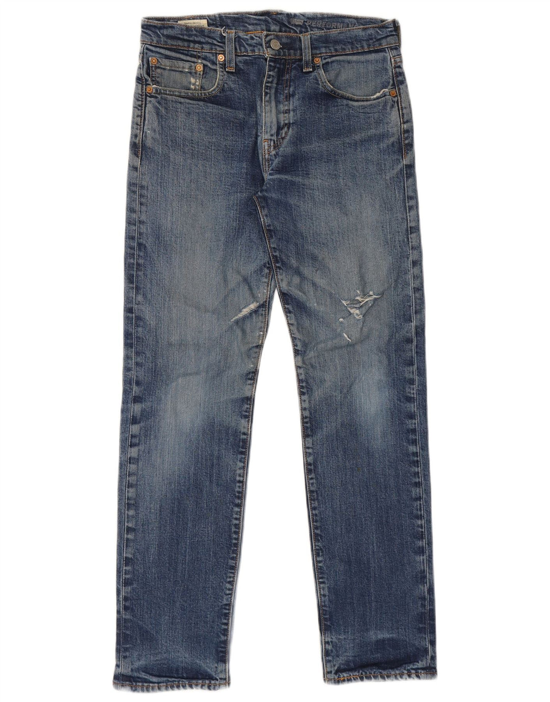 Levi's Jeans dritti effetto vissuto da uomo W30 L30 in cotone blu