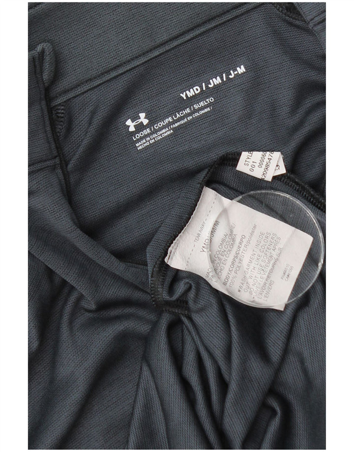 Top della tuta da ginnastica con grafica per ragazzi Under Armour 9-10 anni Grigio medio